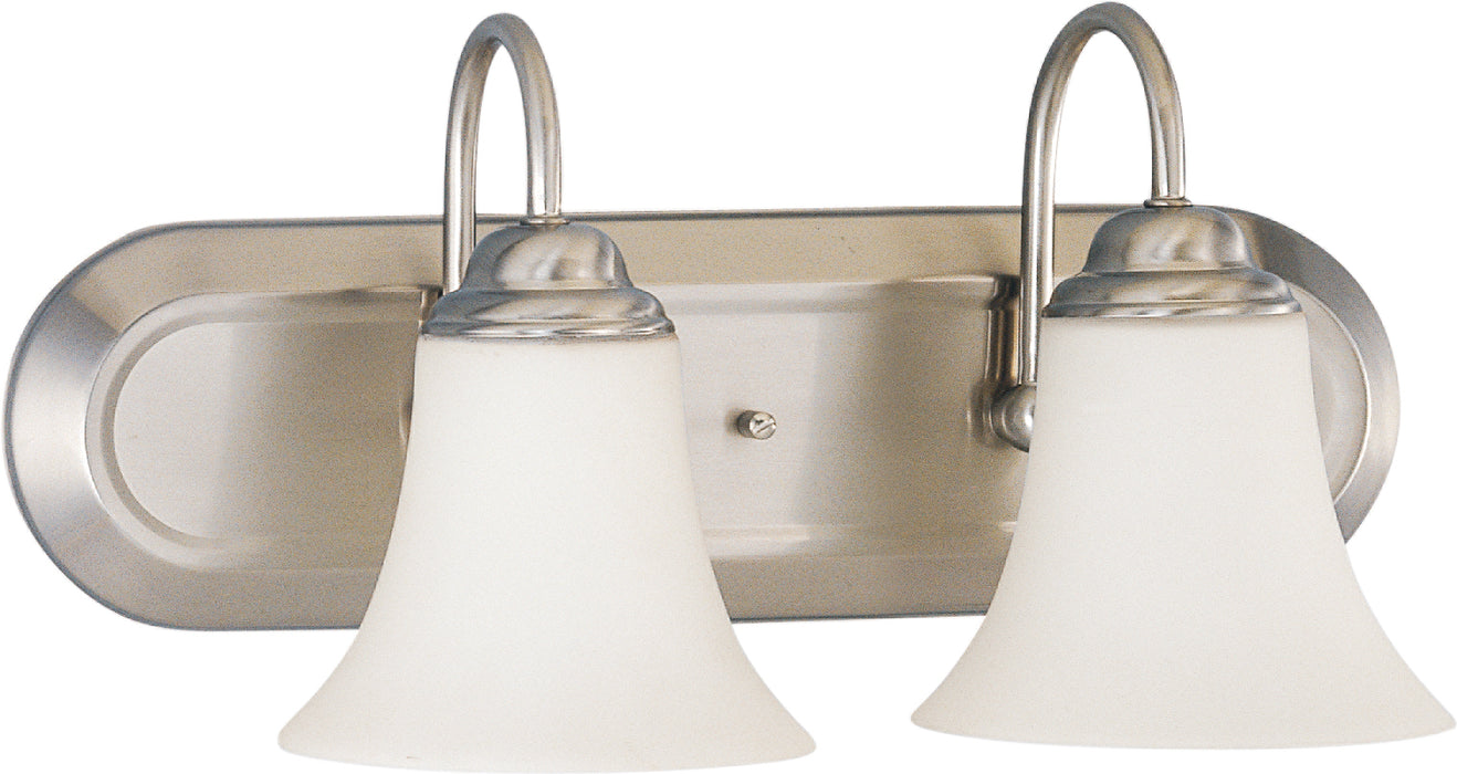 Dupont Two Light Vanity in Brushed Nickel