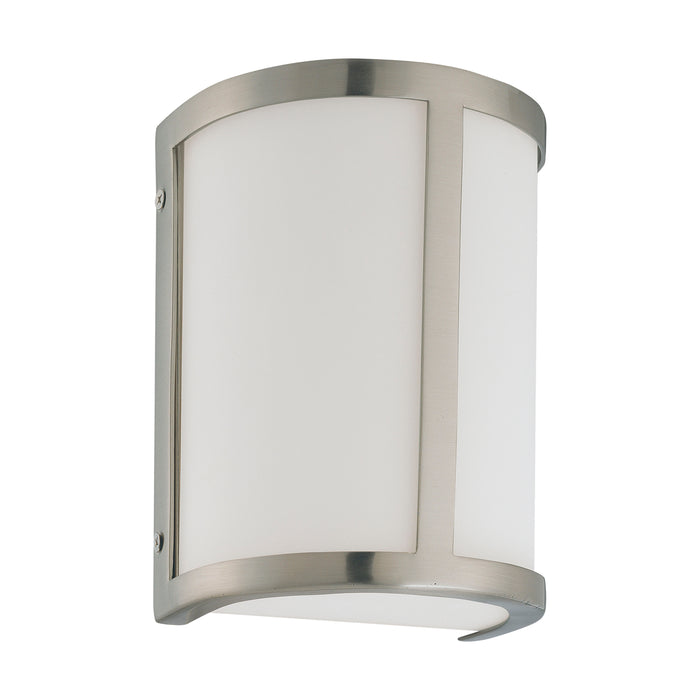 Odeon One Light Wall Sconce in Brushed Nickel