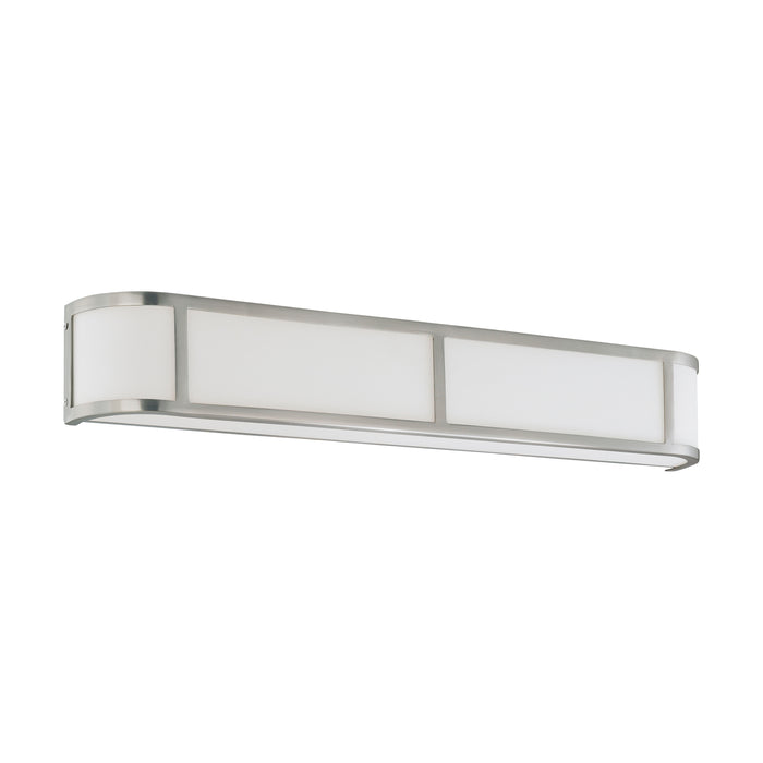 Odeon Four Light Wall Sconce in Brushed Nickel