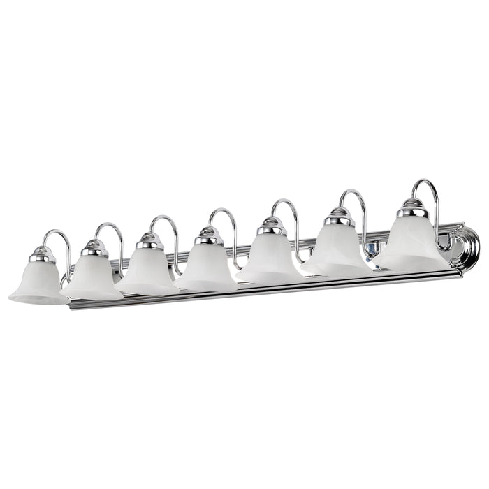 Ballerina Seven Light Vanity in Polished Chrome