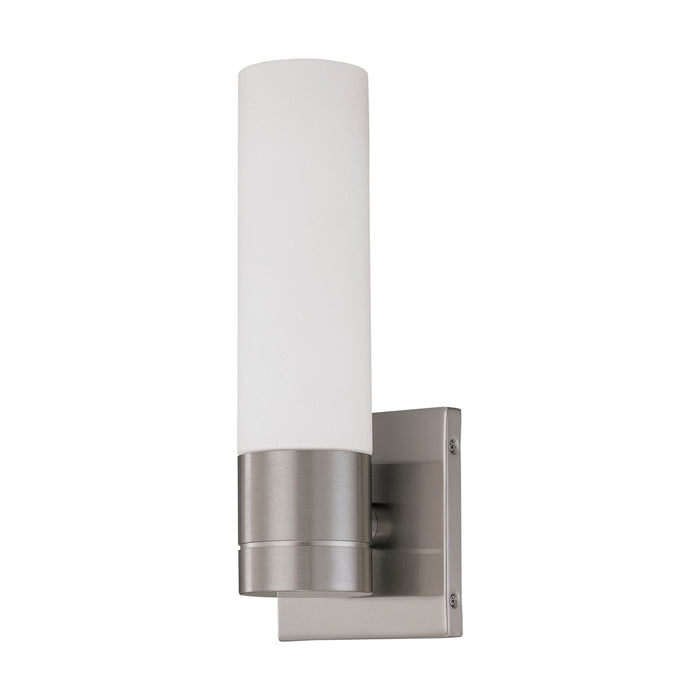 Link One Light Wall Sconce in Brushed Nickel