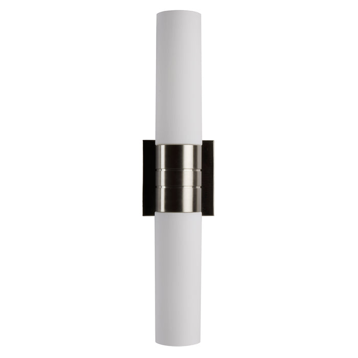 Link Two Light Wall Sconce in Brushed Nickel