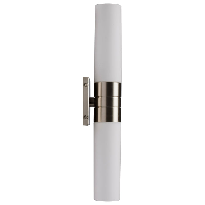 Link Two Light Wall Sconce in Brushed Nickel