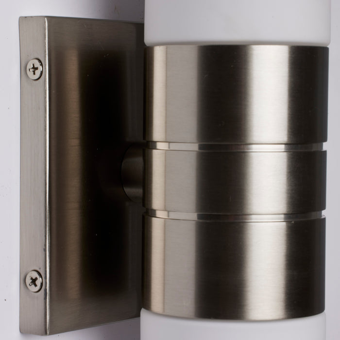 Link Two Light Wall Sconce in Brushed Nickel