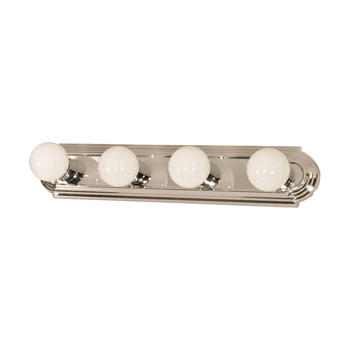 Four Light Vanity in Polished Chrome