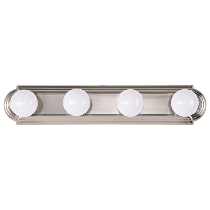 Four Light Vanity in Brushed Nickel