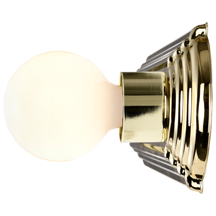 Four Light Vanity in Polished Brass