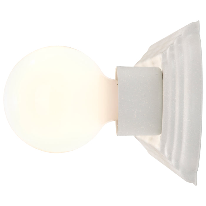 Four Light Vanity in Textured White