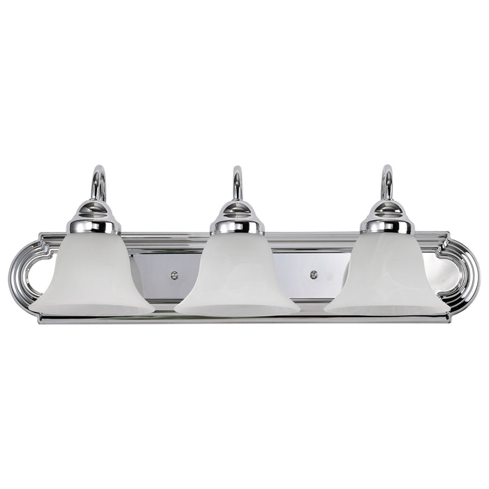 Ballerina Three Light Vanity in Polished Chrome