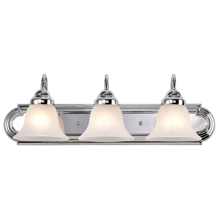 Ballerina Three Light Vanity in Polished Chrome