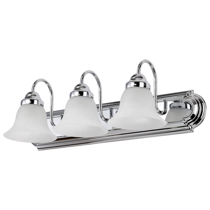 Ballerina Three Light Vanity in Polished Chrome