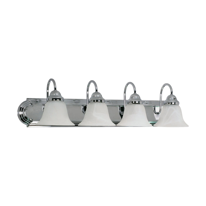 Ballerina Four Light Vanity in Polished Chrome