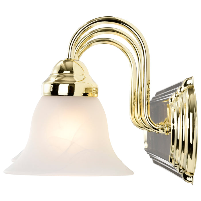 Ballerina Three Light Vanity in Polished Brass