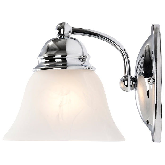 Empire One Light Vanity in Polished Chrome