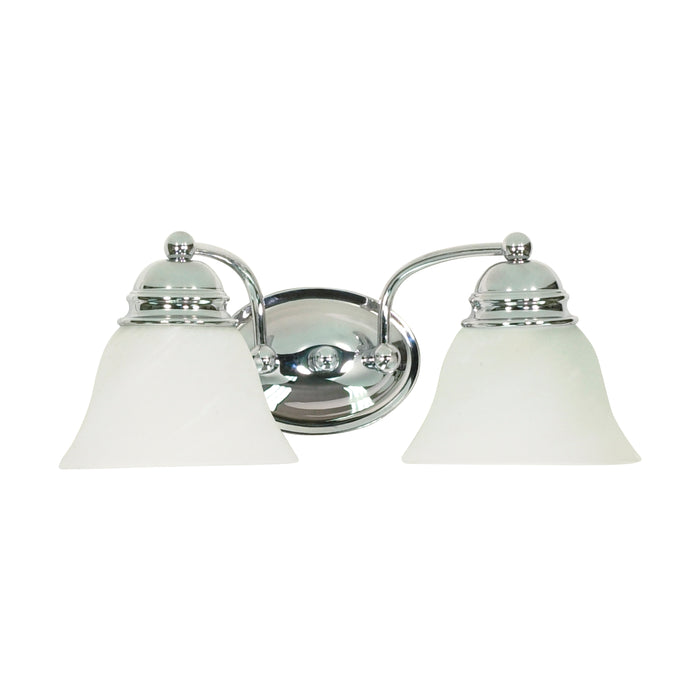 Empire Two Light Vanity in Polished Chrome