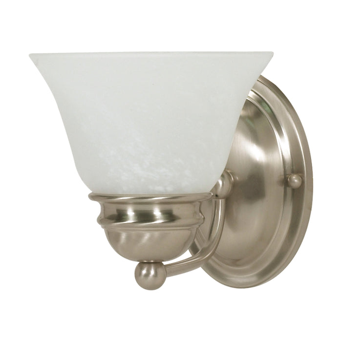 Empire One Light Vanity in Brushed Nickel