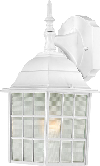 One Light Wall Lantern in White