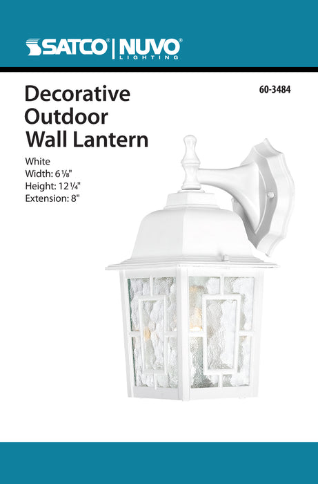 Banyan One Light Wall Lantern in White