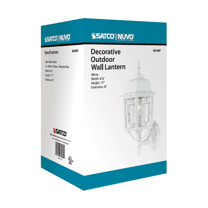 Banyan One Light Wall Lantern in White