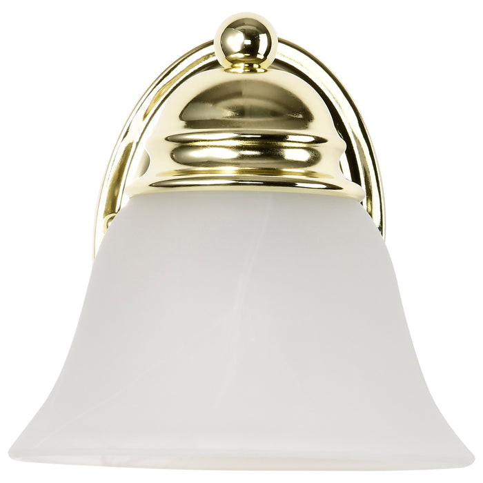 Empire One Light Vanity in Polished Brass