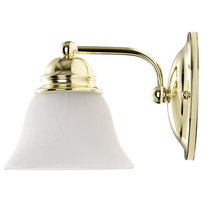 Empire One Light Vanity in Polished Brass