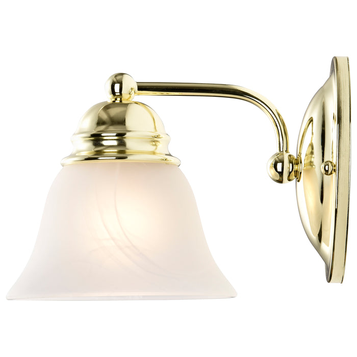 Empire One Light Vanity in Polished Brass