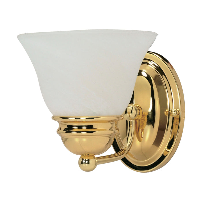 Empire One Light Vanity in Polished Brass