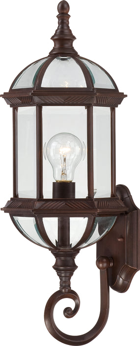 Boxwood One Light Wall Lantern in Rustic Bronze