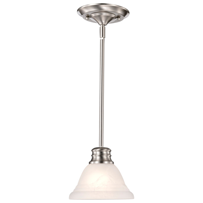 Empire One Light Mini Pendant in Brushed Nickel