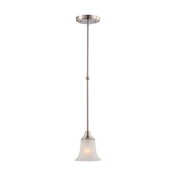 Surrey One Light Mini Pendant in Brushed Nickel