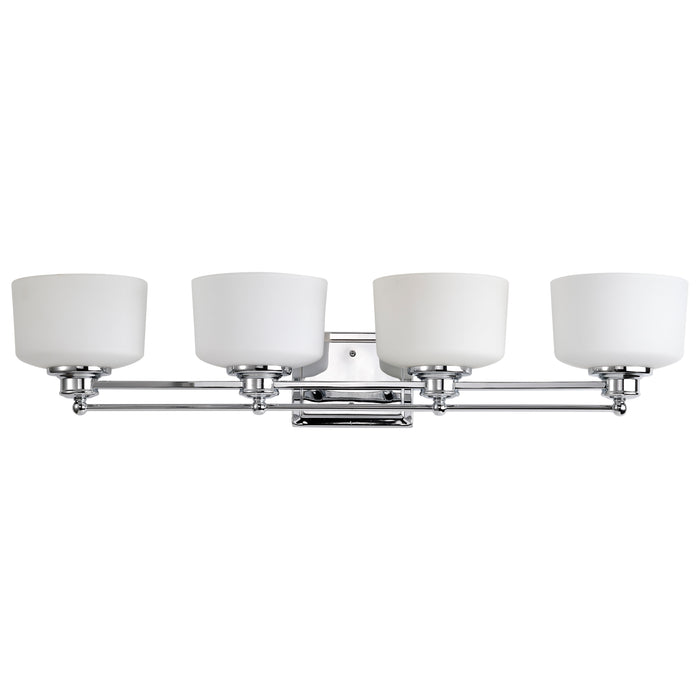 Soho Four Light Vanity in Polished Chrome