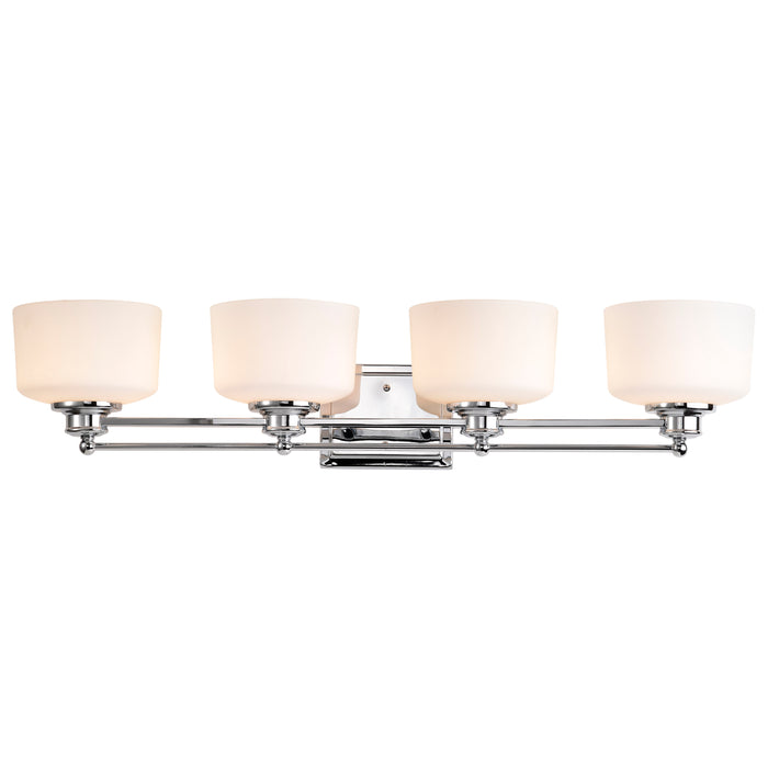 Soho Four Light Vanity in Polished Chrome