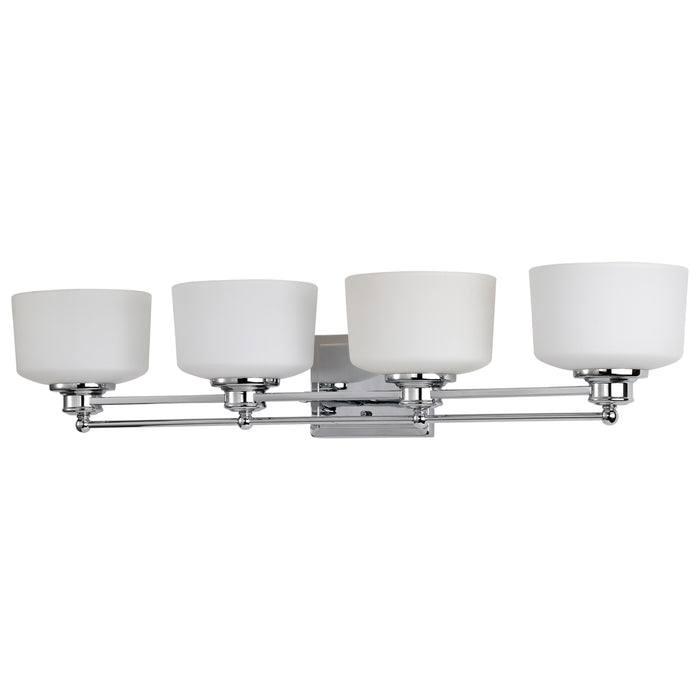 Soho Four Light Vanity in Polished Chrome