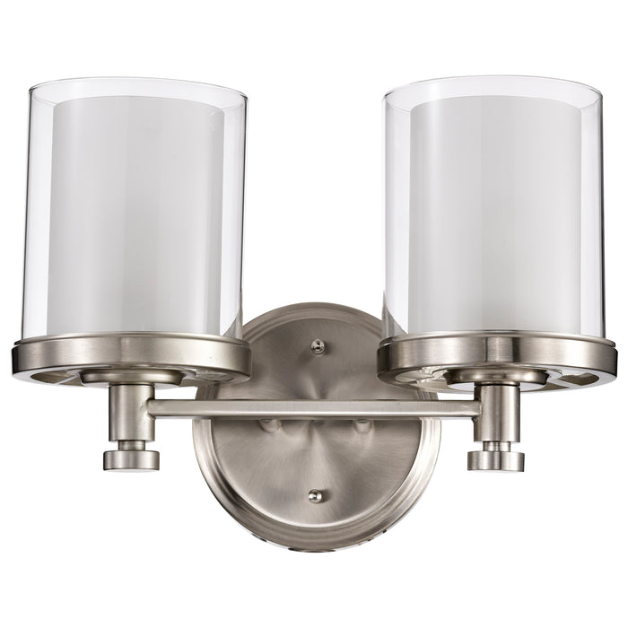 Decker Two Light Vanity in Brushed Nickel