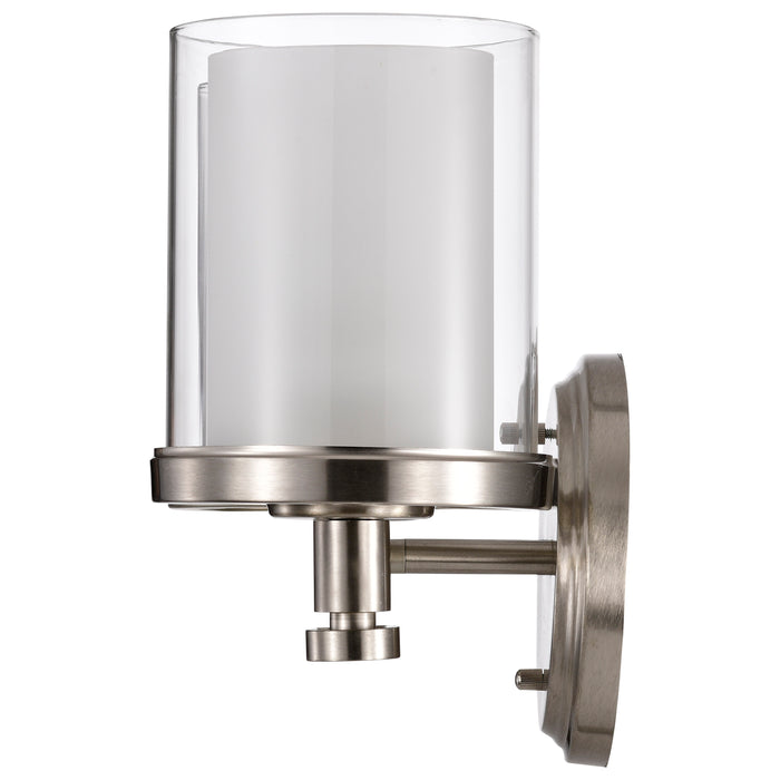 Decker Two Light Vanity in Brushed Nickel