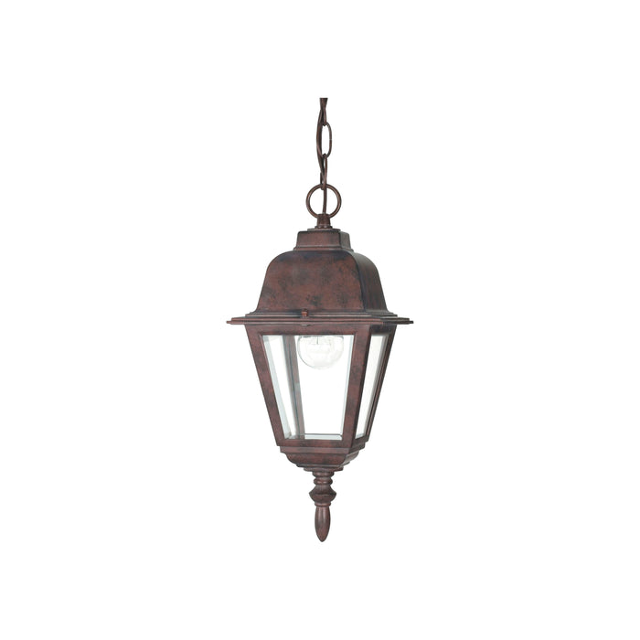 Briton One Light Hanging Lantern in Old Bronze