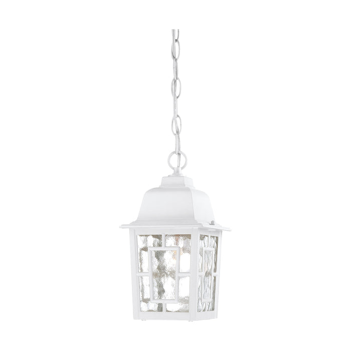 Banyan One Light Hanging Lantern in White