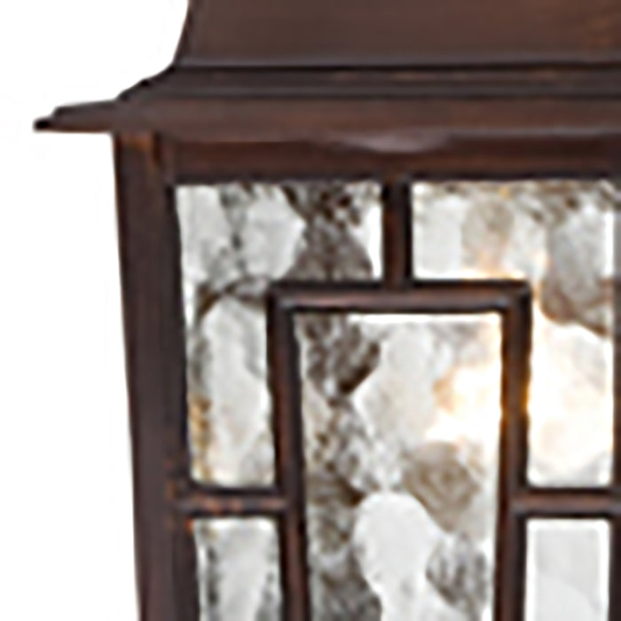 Banyan One Light Hanging Lantern in Rustic Bronze