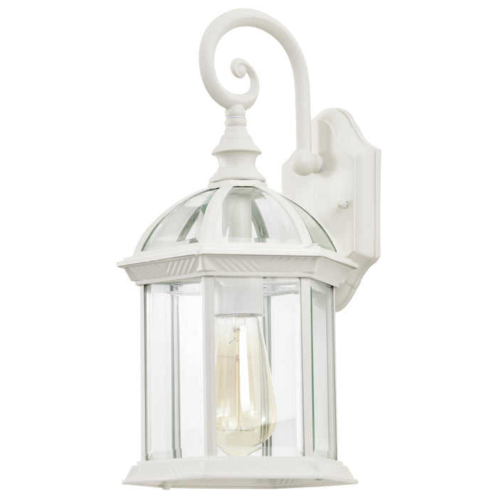 Boxwood One Light Wall Lantern in White