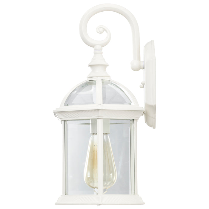 Boxwood One Light Wall Lantern in White