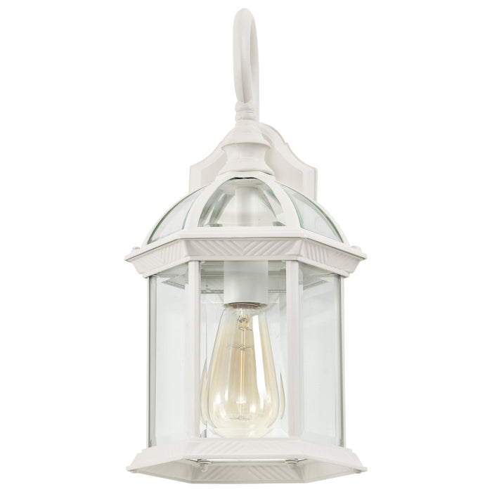 Boxwood One Light Wall Lantern in White