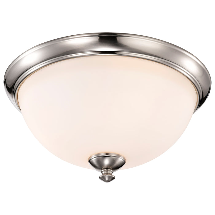 Patton Three Light Flush Mount in Brushed Nickel