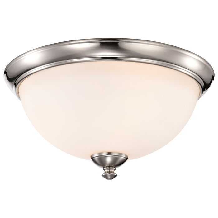 Patton Three Light Flush Mount in Brushed Nickel