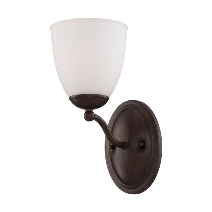 Patton One Light Vanity in Prairie Bronze