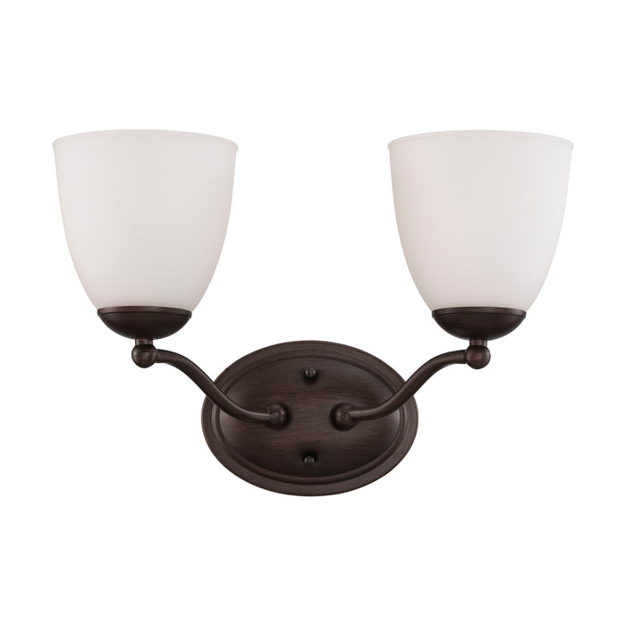 Patton Two Light Vanity in Prairie Bronze