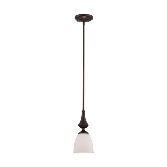 Patton One Light Mini Pendant in Prairie Bronze