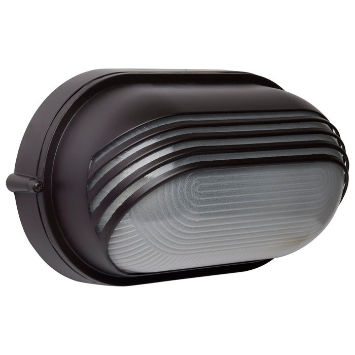 Die Cast Bulk Heads Architectural Bronze One Light Outdoor Bulk Head in Architectural Bronze