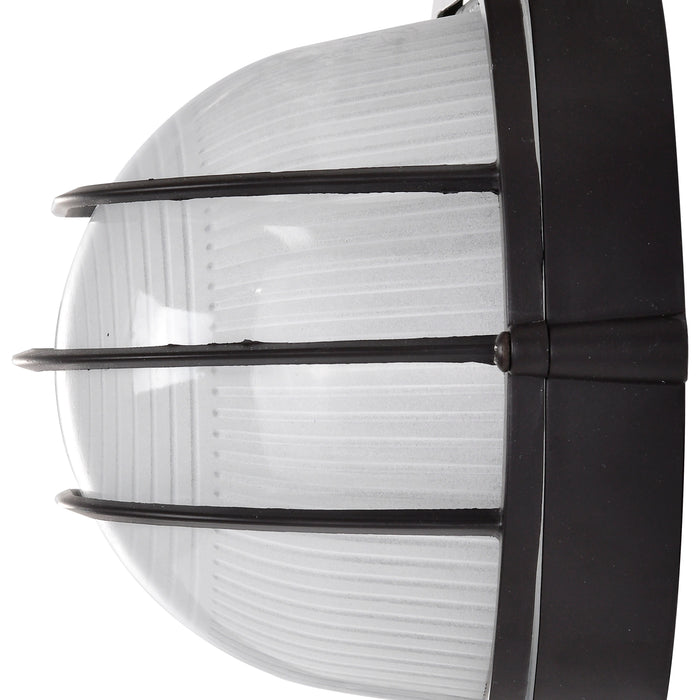 Die Cast Bulk Heads Architectural Bronze One Light Outdoor Bulk Head in Architectural Bronze