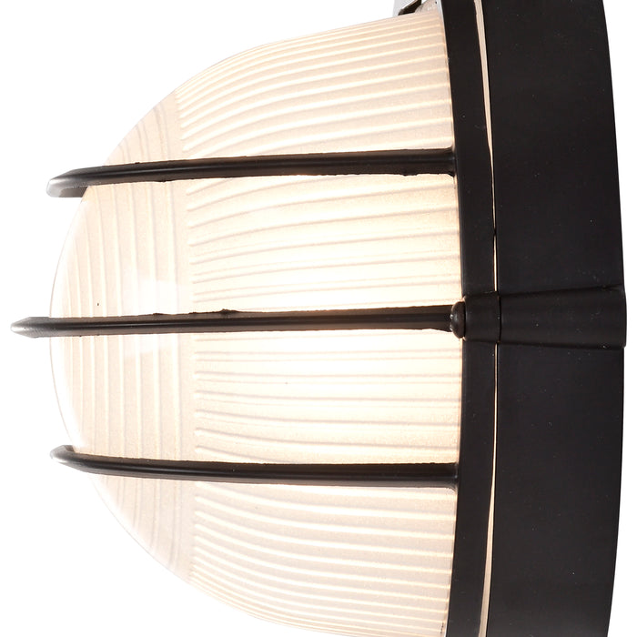 Die Cast Bulk Heads Architectural Bronze One Light Outdoor Bulk Head in Architectural Bronze