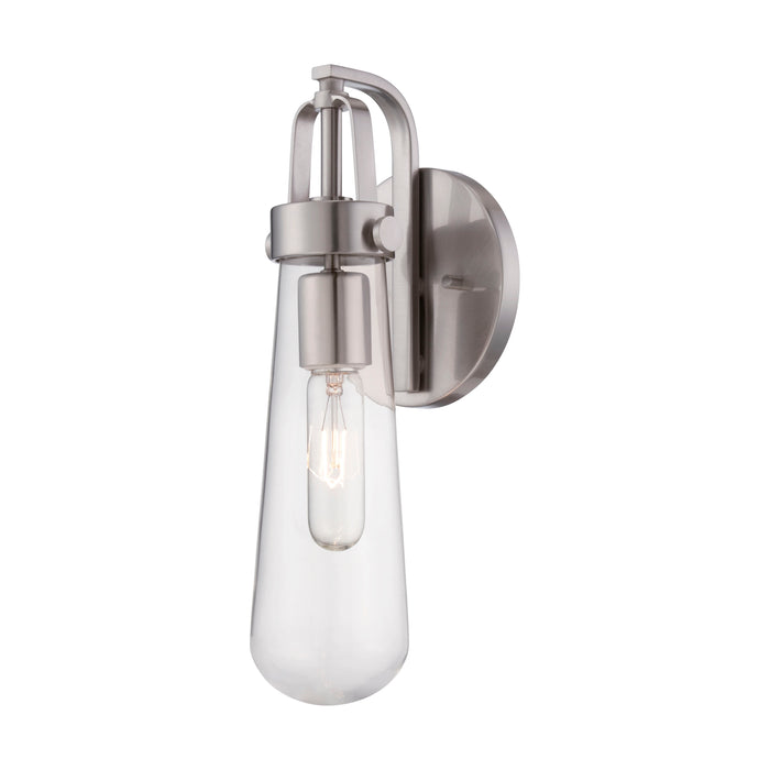 Beaker One Light Wall Sconce in Brushed Nickel